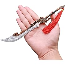 Amazon | ミニチュア ダイキャスト レプリカ武器 剣 朝日・山の